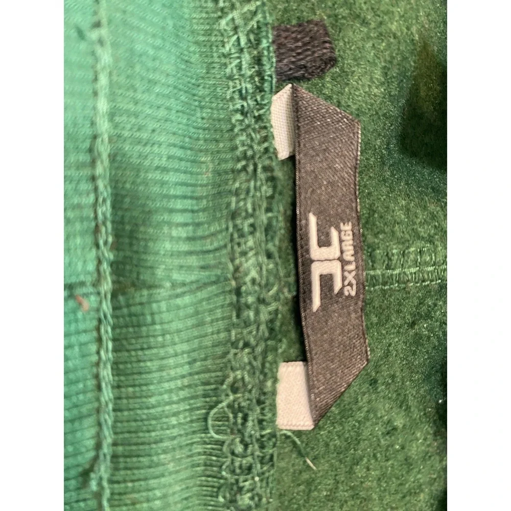 Jordan Craig Track Pants 2XL Green Red Stripe Joggers Zip Ankle Athletic - Picture 10 of 10